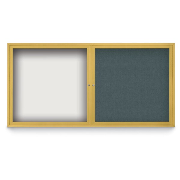 Corkboard, Medium Grey/Satin, 72"x36"